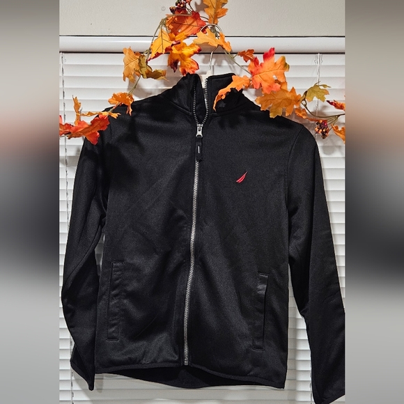 Nautica Men's Black Windbreaker Jacket - Picture 1 of 8